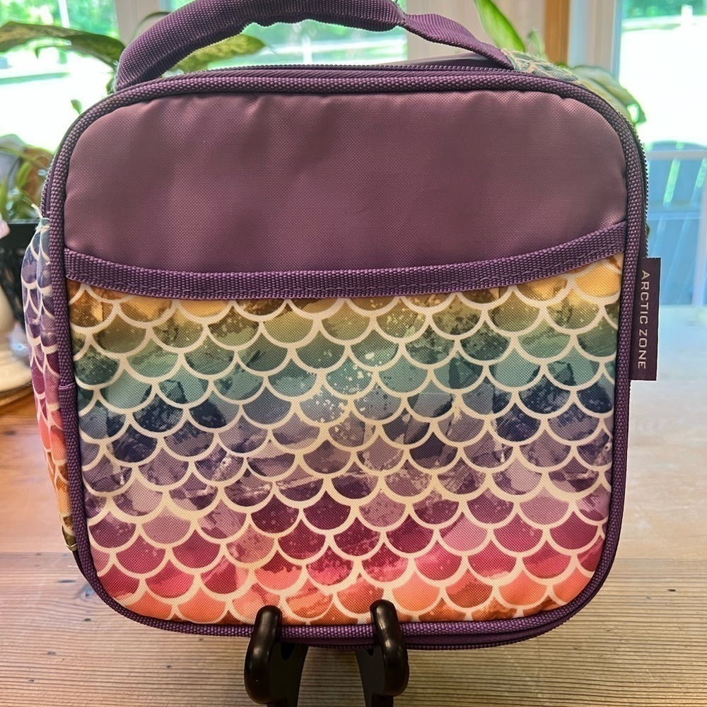 Lunch Box/Bag Combo, Arctic Zone Mermaid Pattern